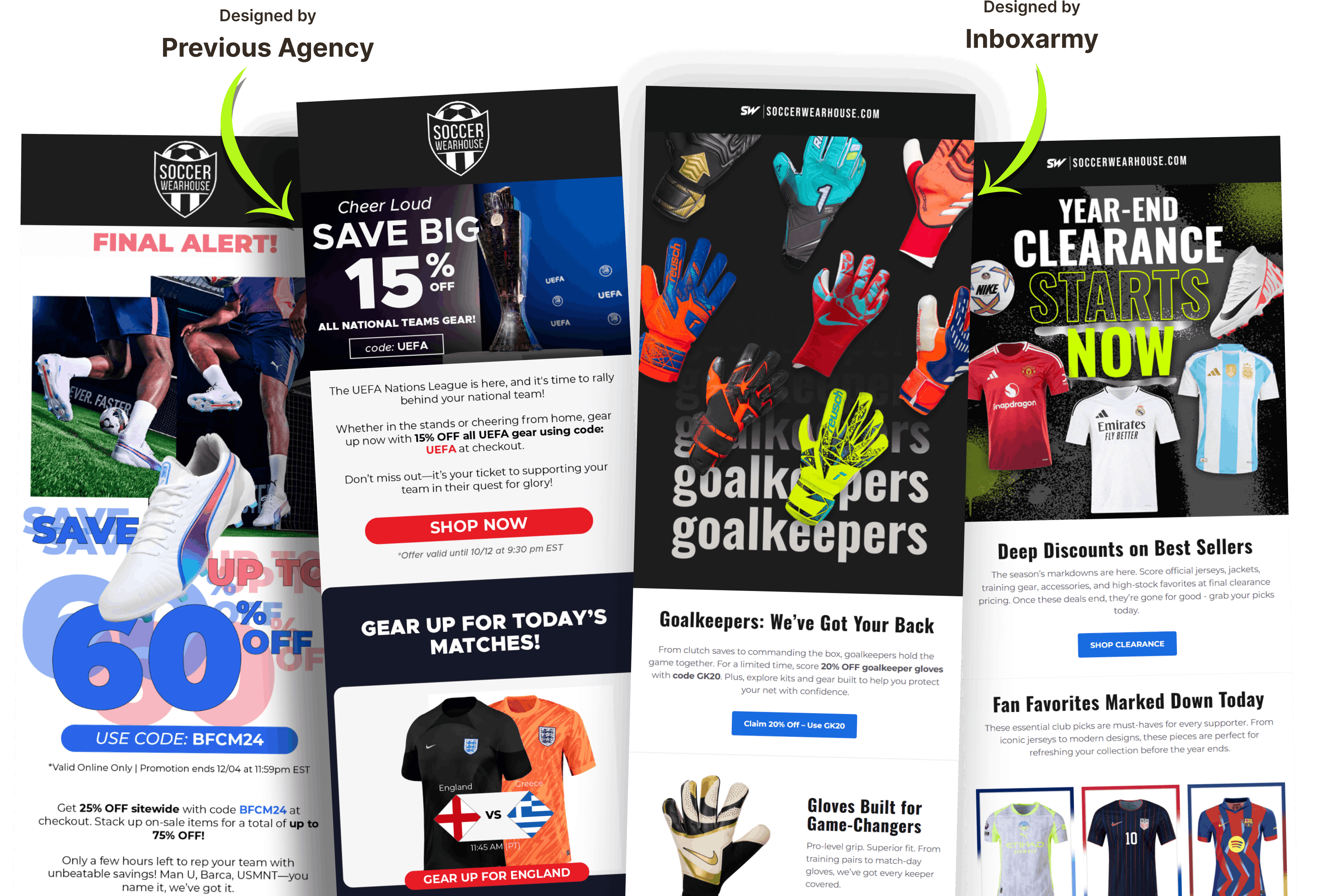 Email design transformation