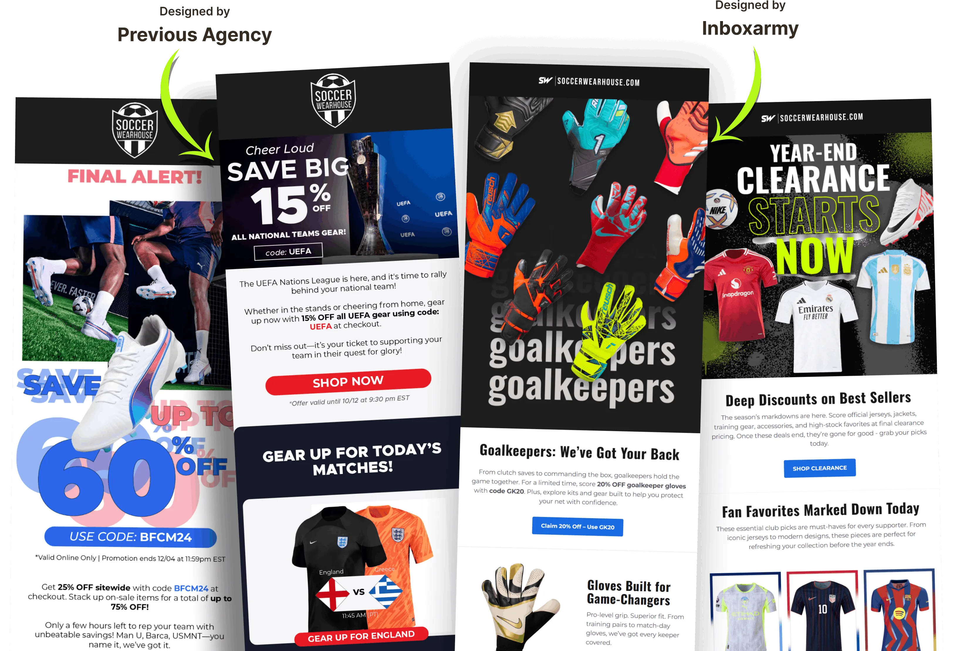 Email design transformation