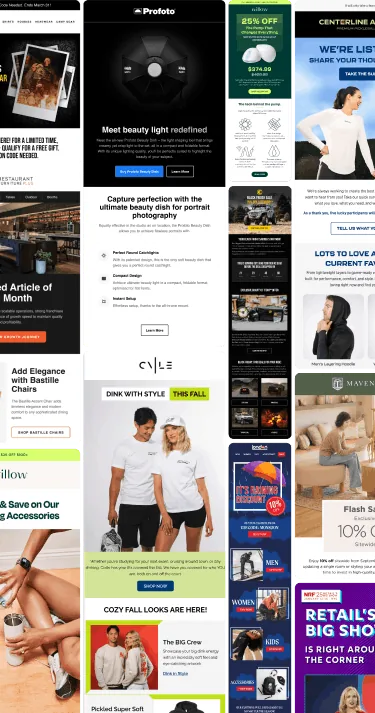 Ecommerce email marketing campaign examples by InboxArmy