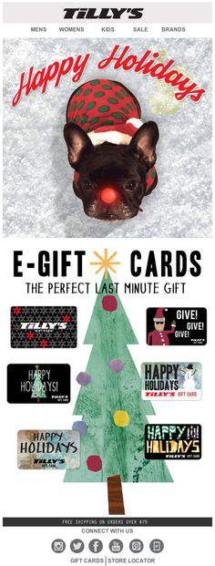 Holiday email inspirations_Tillys Holiday email inspirations_Tillys