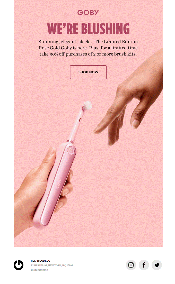 Aesthetically Attractive Email - GOBY