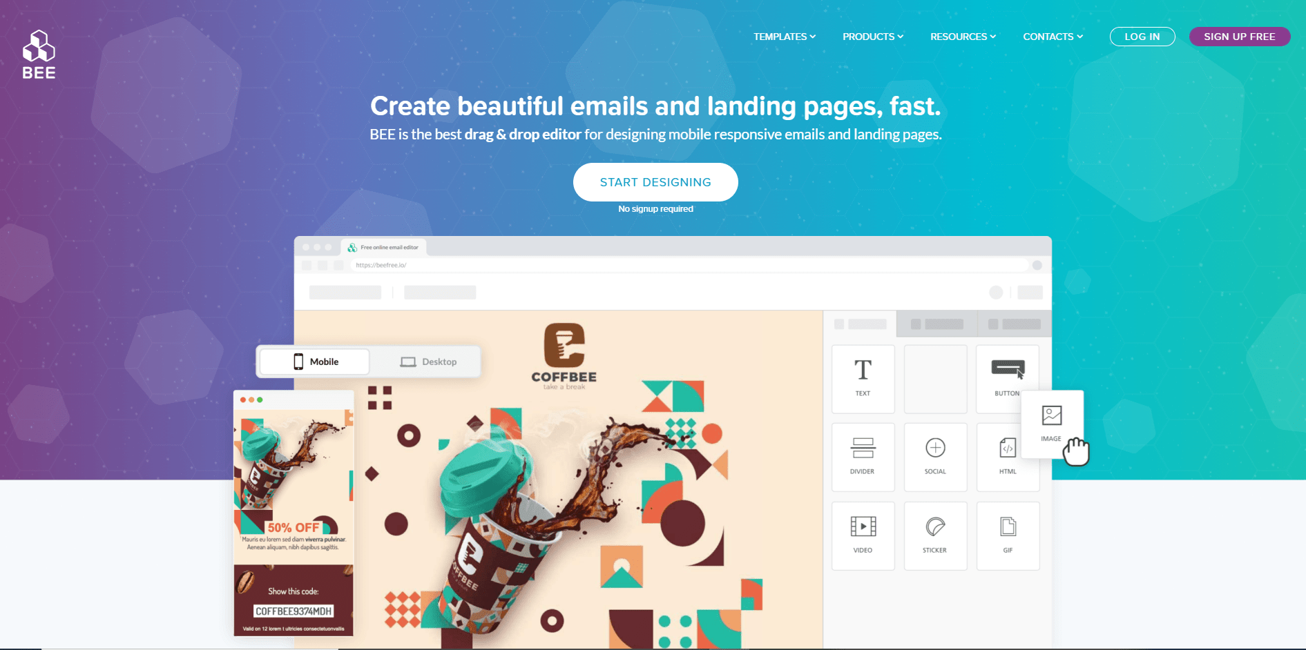 BEE-is-a-drag-and-drop-email-editor