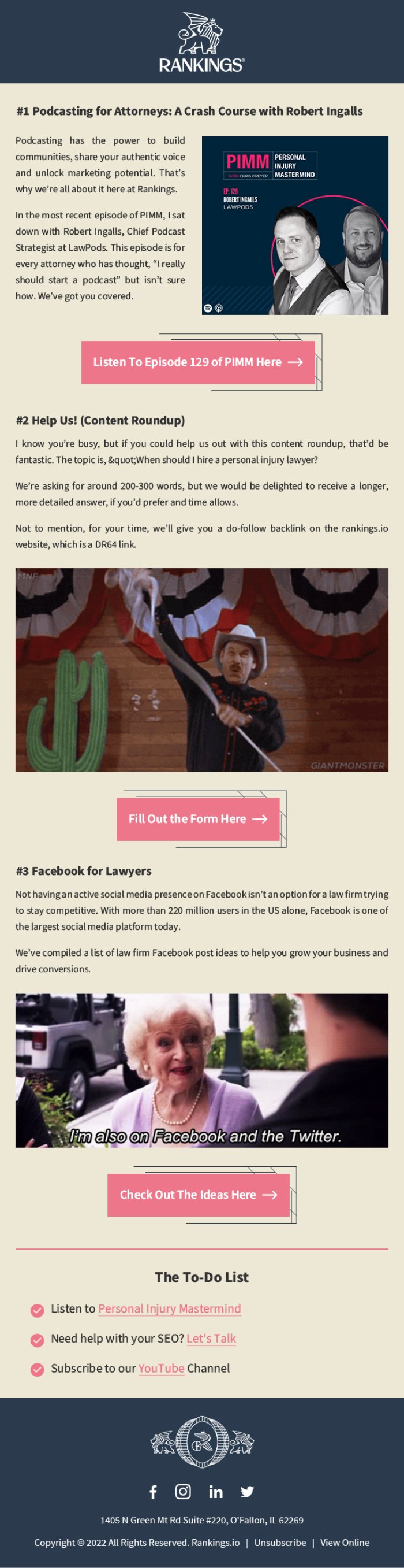 Rankings.io Email Design Examples