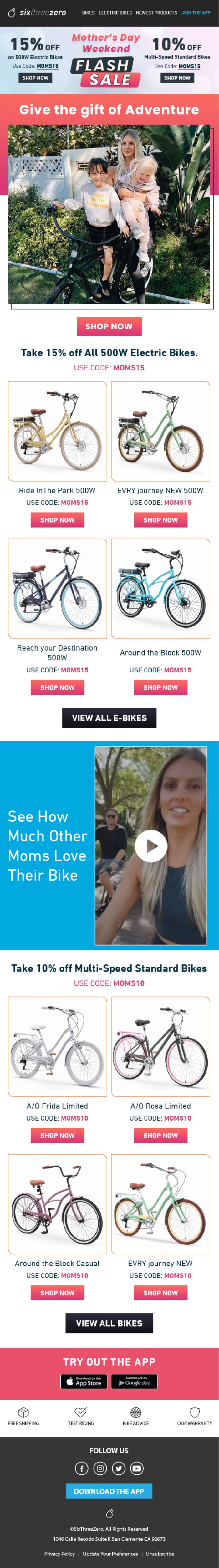 SixThreeZero Email Design Examples