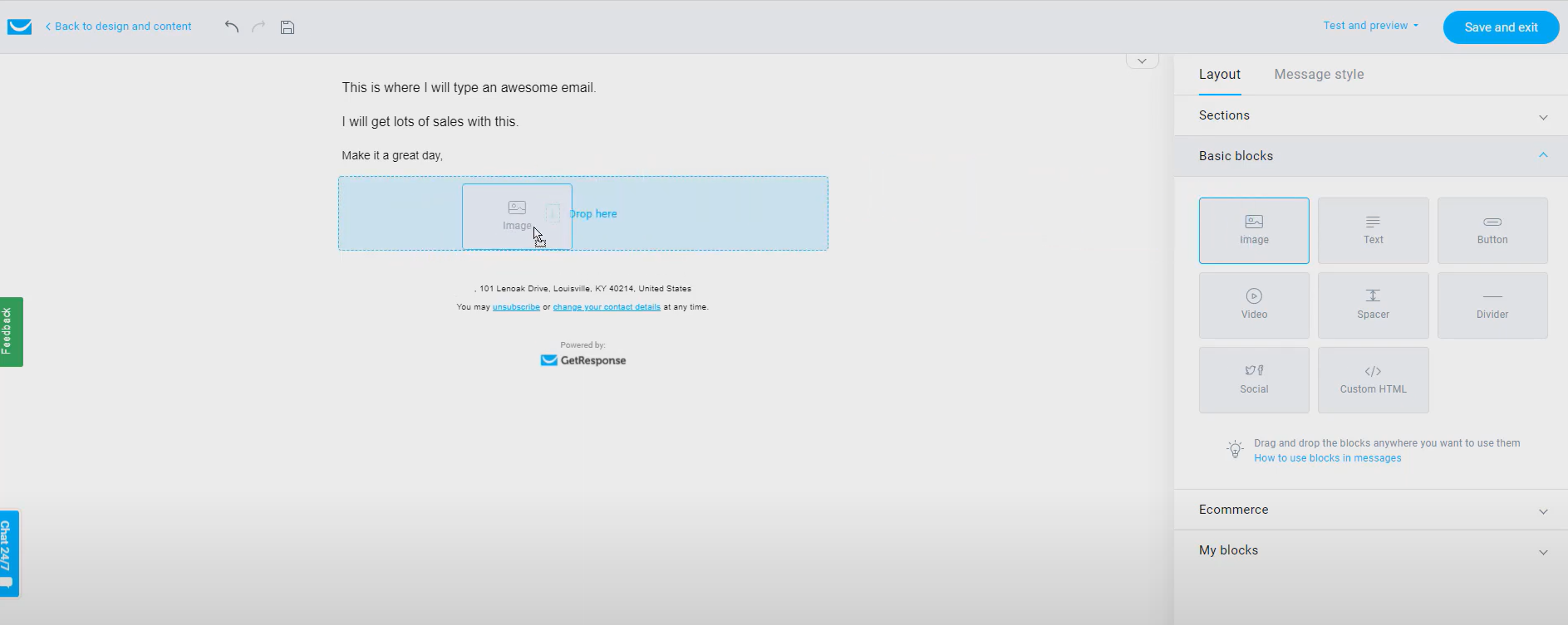 getresponse email templates