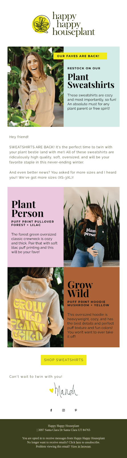 Happy Happy Houseplant: Create a sense of community