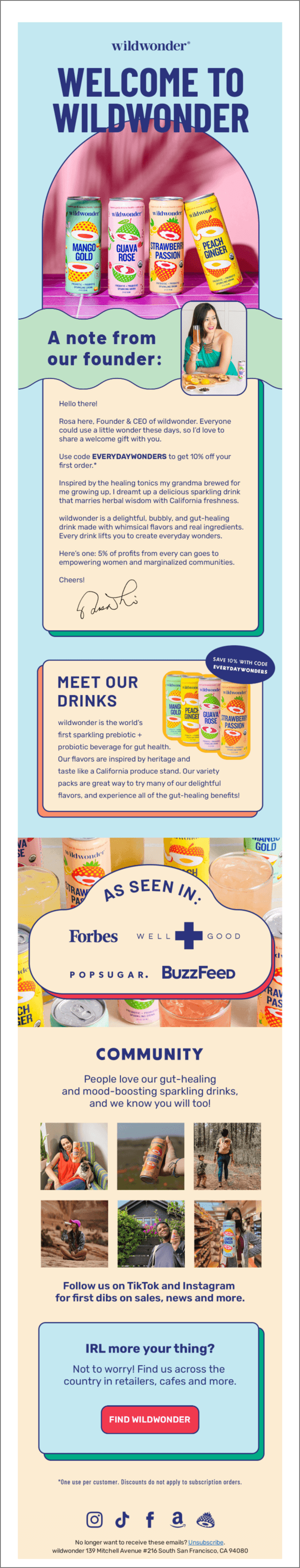 Wildwonder drip campaign