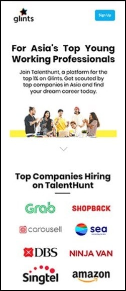 ecommerce landing page - Warby Parker