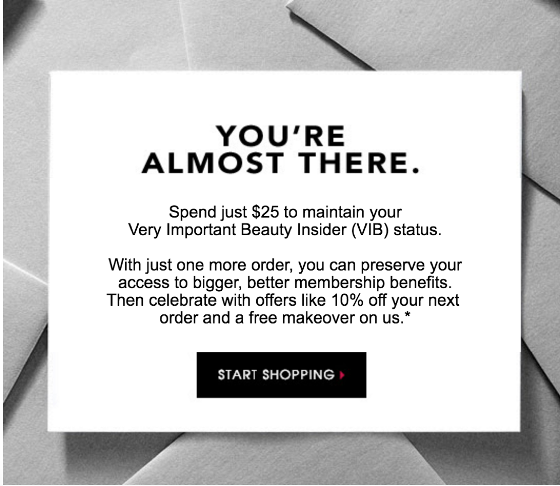 Sephora's email sequence examples