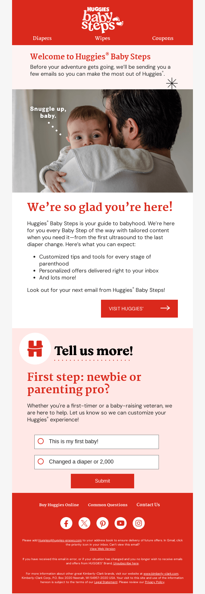 Huggies-Welcome series