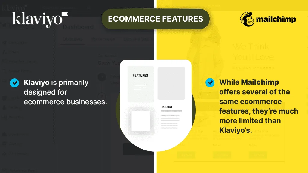Quick summary b/w klaviyo and mailchimp