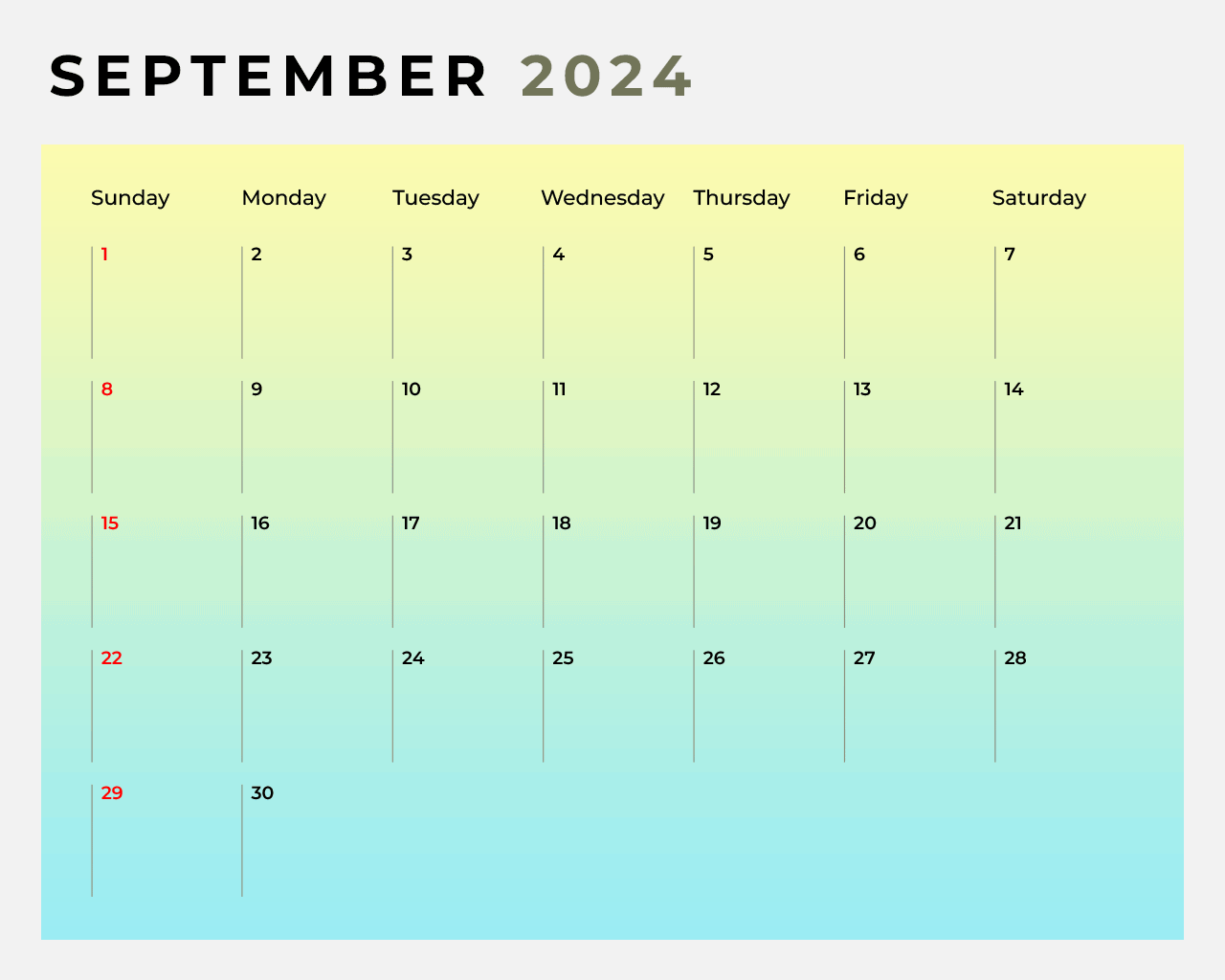 Special Holidays in September