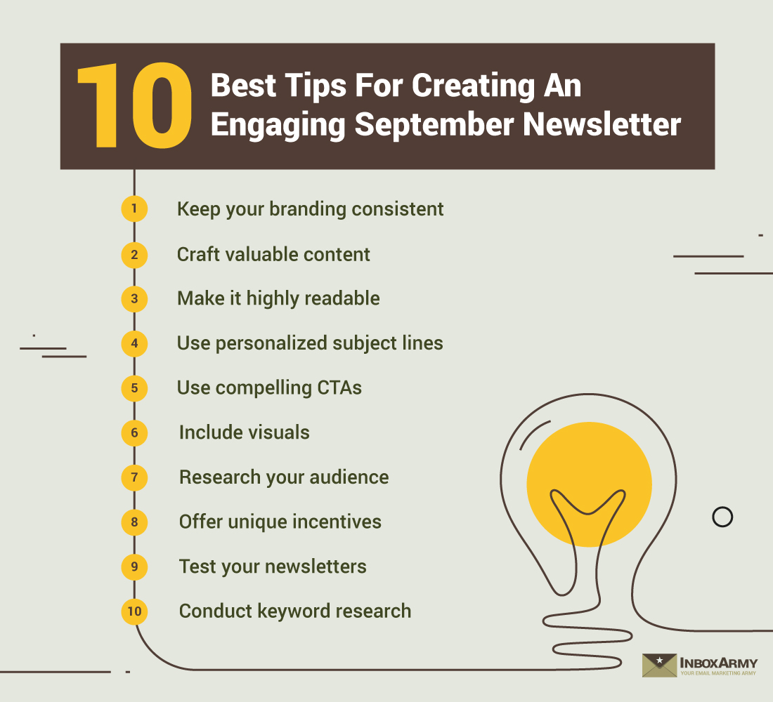 Tips to create engaging September newsletter