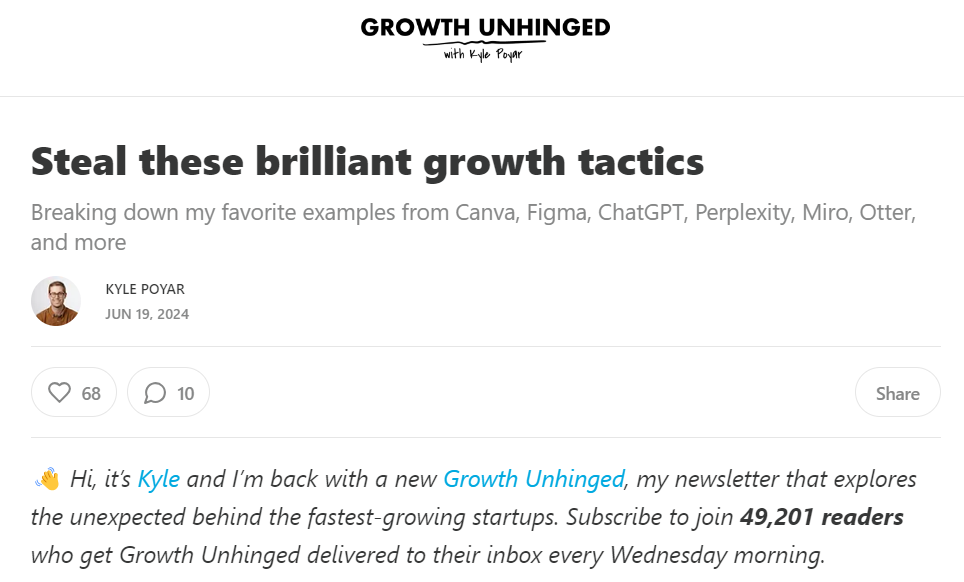 growth unhinged