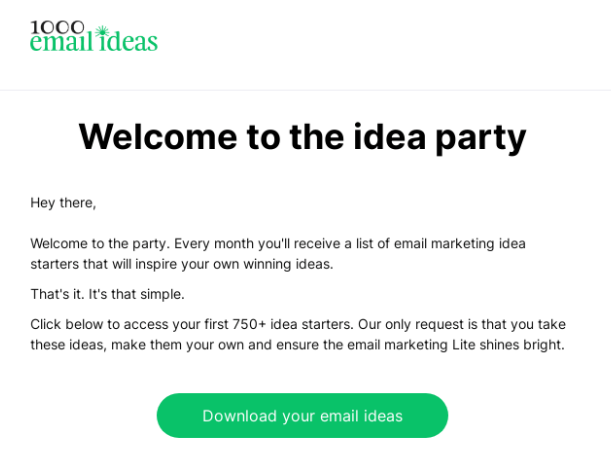1000 email ideas