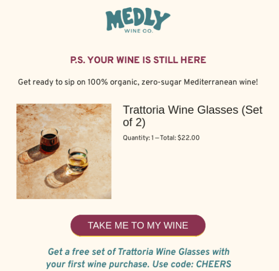 medly wine example