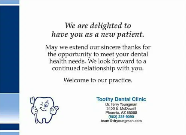 email example for dentists