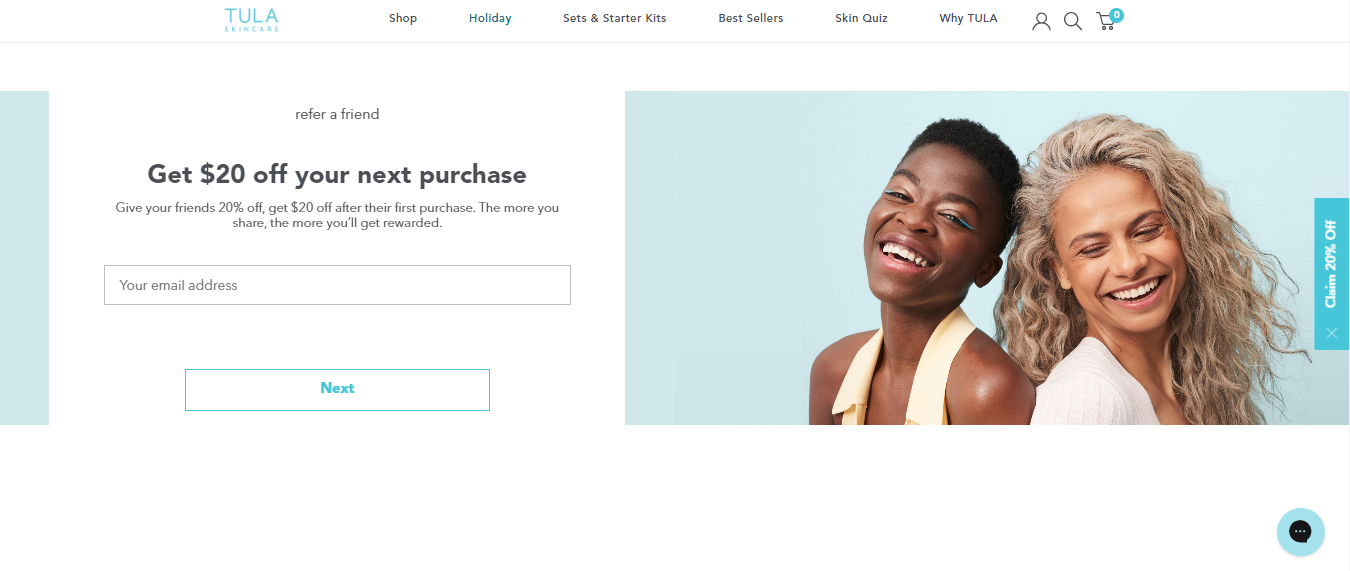 referral program is one of the best ecommerce email marketing strategy