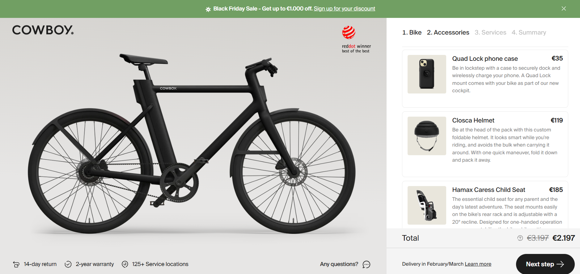 Cross-selling example from cowboy