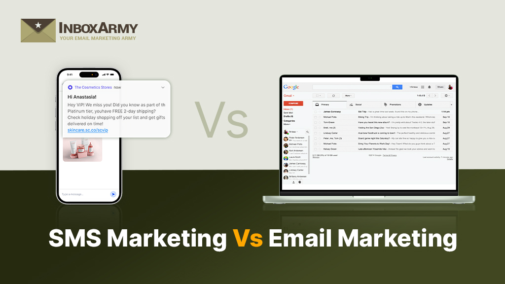SMS vs Email Marketing - InboxArmy