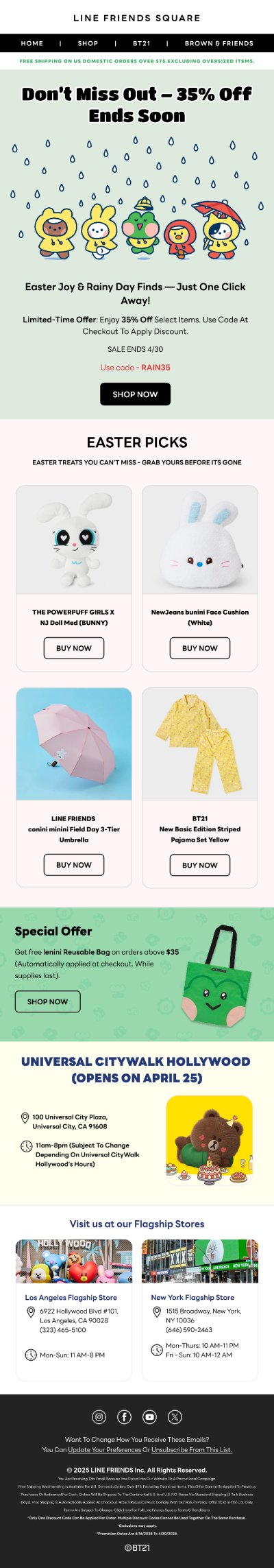 Line Friends Square – don’t miss out -35% off ends soon