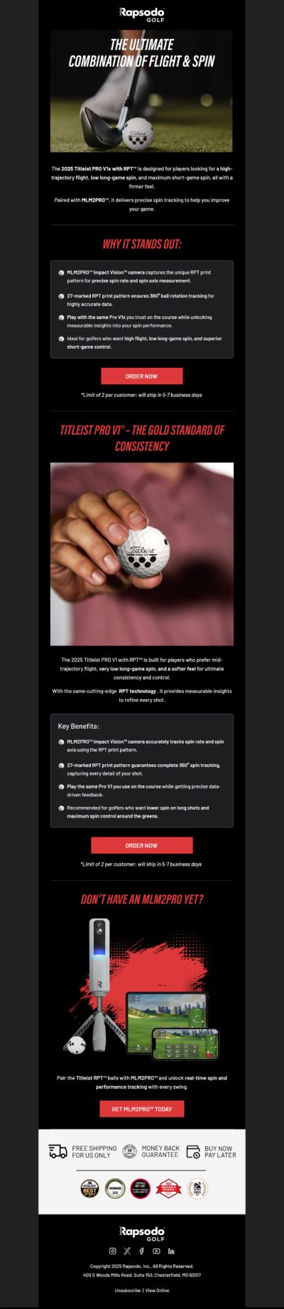 Rapsoda Golf – The ultimate combination of fight & spin
