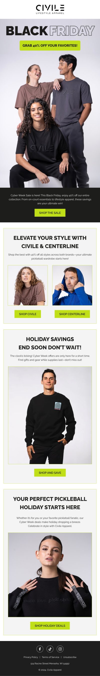 CIVILE – Grab 40% off your favorites