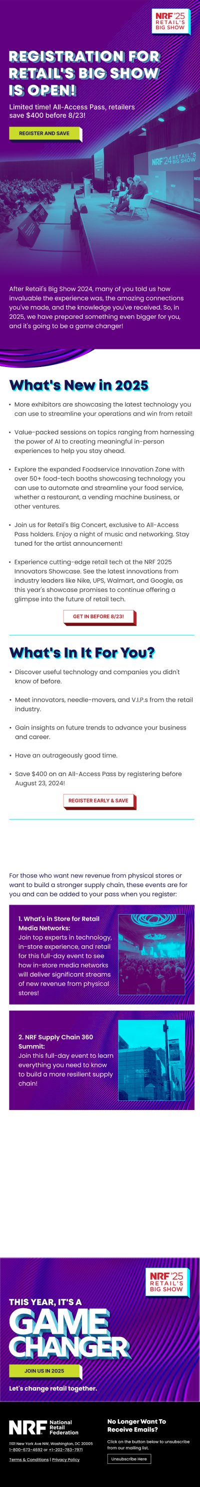 NRF – Registration for retail’s big show is open
